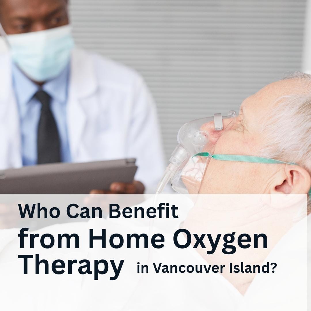 Patient resting in bed with oxygen therapy equipment showing the benefits of home oxygen therapy setup.